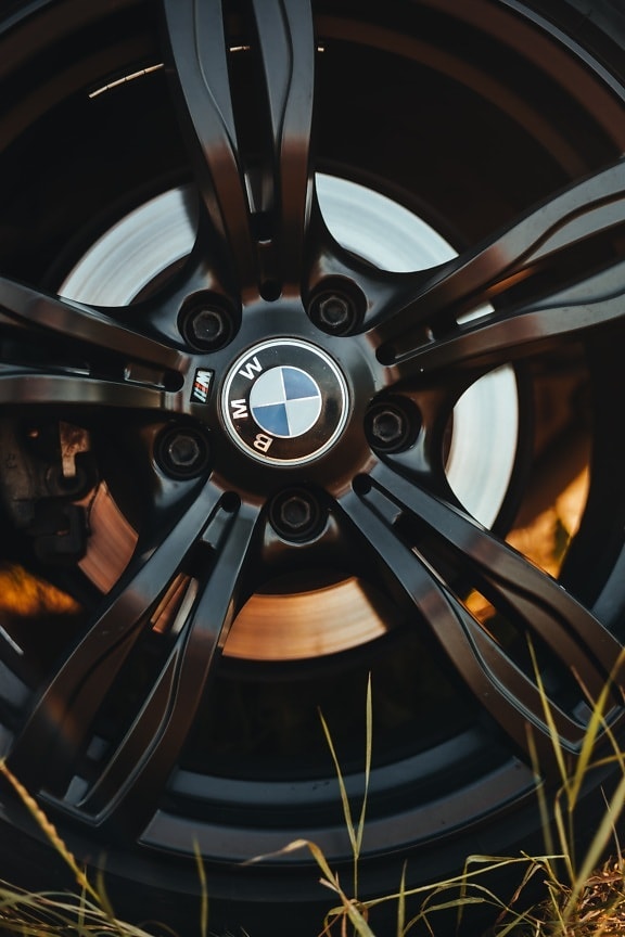 BMW, pneu, aro, freio, disco, sinal, símbolo, roda, mecanismo, carro