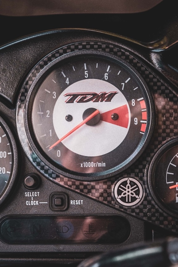 speedometer, motorbike, gearshift, control panel, dashboard, vehicle, instrument, gauge, control, speed