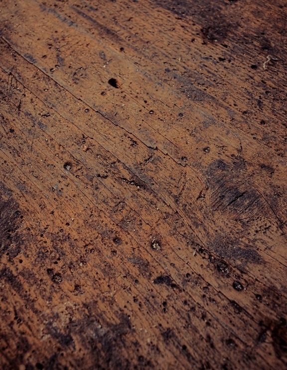 plancia, in legno, macchia, trama, nodo, sporco, decadimento, marrone, verticale, grezzo