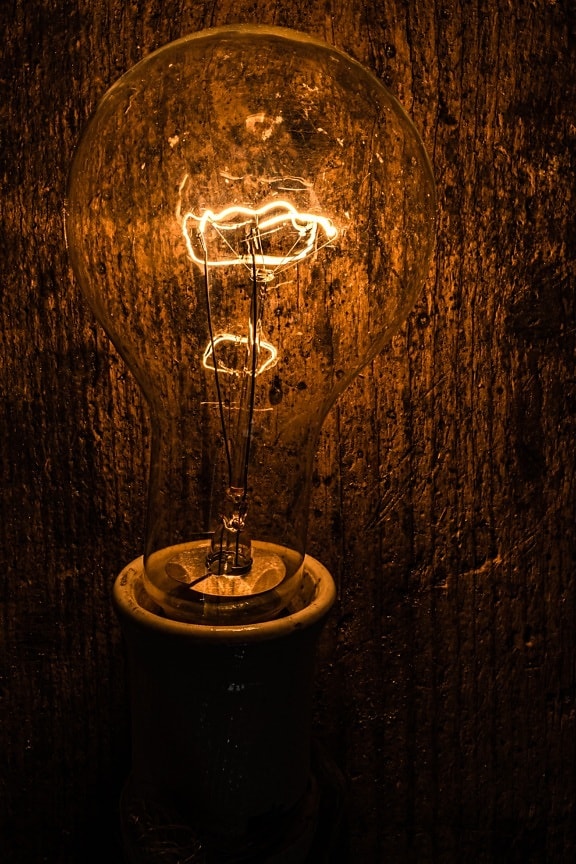 light bulb, filament, antiquity, luminescence, vintage, close-up, lamp, electricity, dark, old