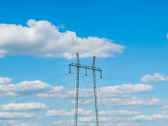 electricity, system, distribution, power, voltage, high, pylon, tension, cable, wires