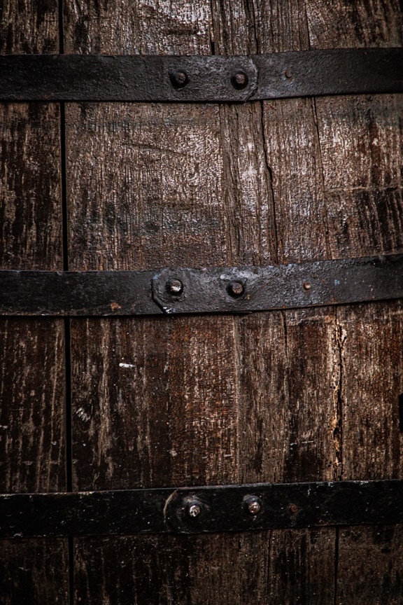 barrel, wooden, texture, planks, vintage, cast iron, iron, old, wood, board