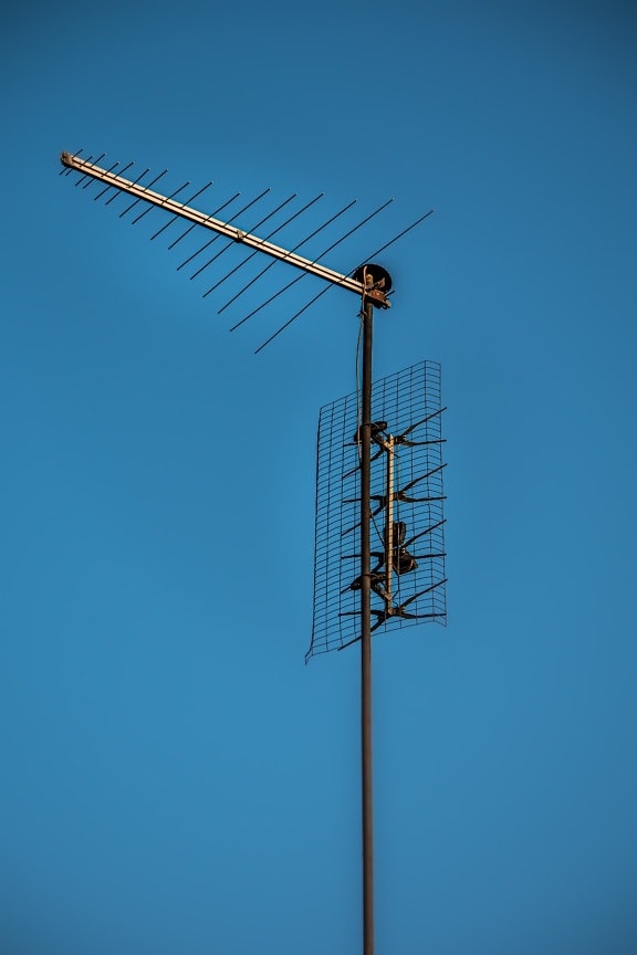 受信機, テレビ, アンテナ, 信号, 伝送, ワイヤレス, ケーブル, 電気, ワイヤ, エネルギー