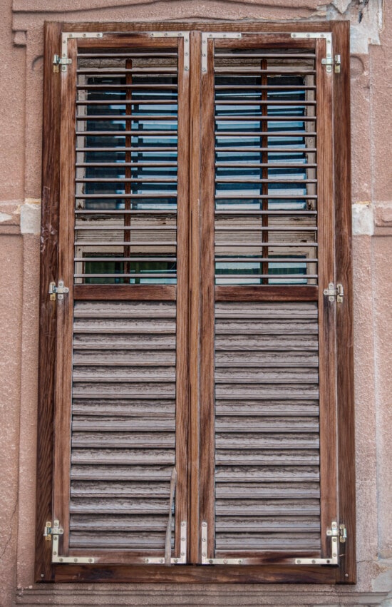 closed window shutters, frame, wooden, carpentry, handmade, old, wood, architecture, retro, dirty