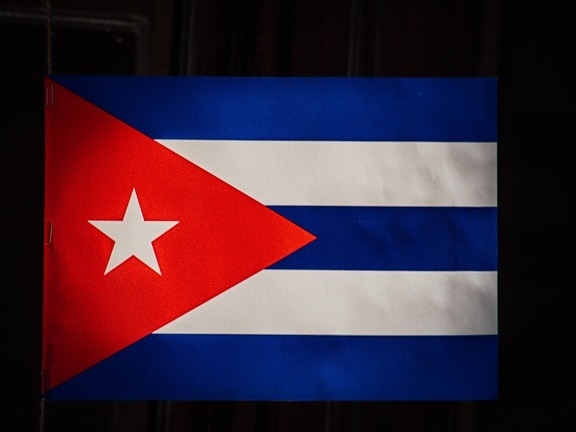 Cuba, flag, white, star, blue, stripes, emblem, patriotism, country, pride, administration
