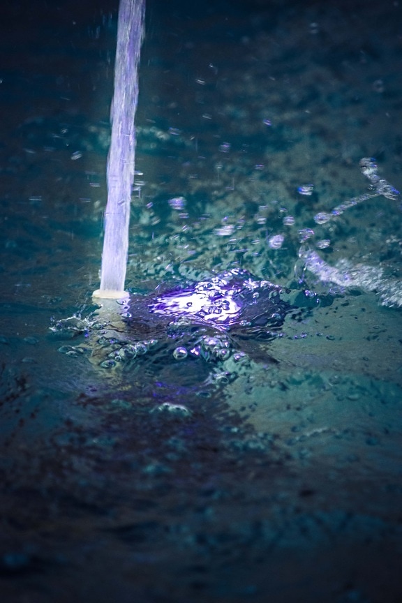 fonte, respingo, perto, centro das atenções, debaixo d'água, lâmpada de iluminação, salto de água, Ripple, água, molhado