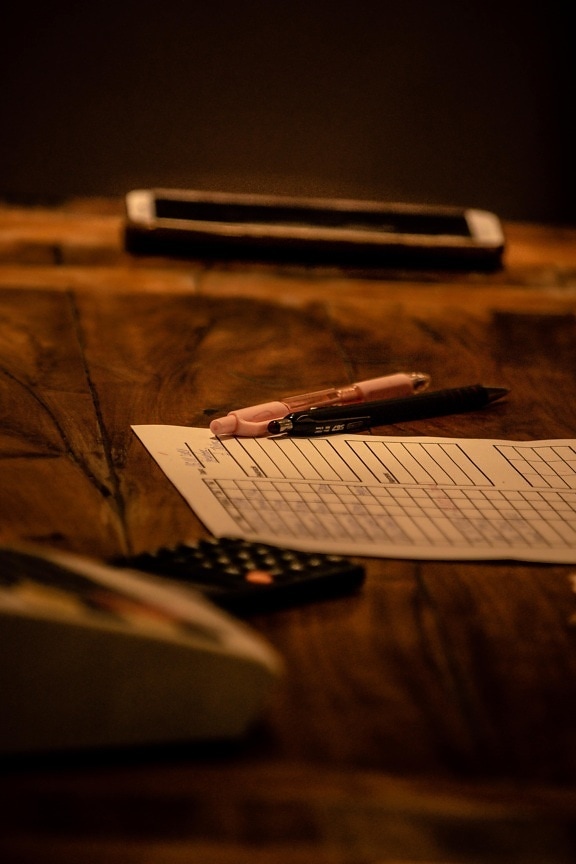 íróasztal, hivatal, ceruza, papír, papírmunka, dokumentum, aláírás, csendélet, írás, blur