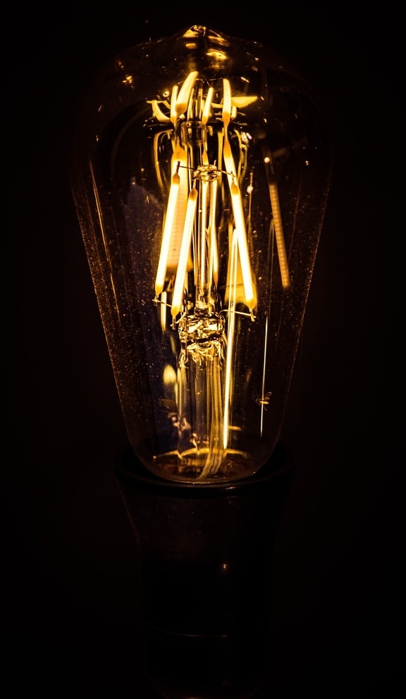 Glühbirne, die Idee der, Wissenschaft, Erfindung, Ingenieurwesen, Strom, Draht, Glas, Lampe, Filament