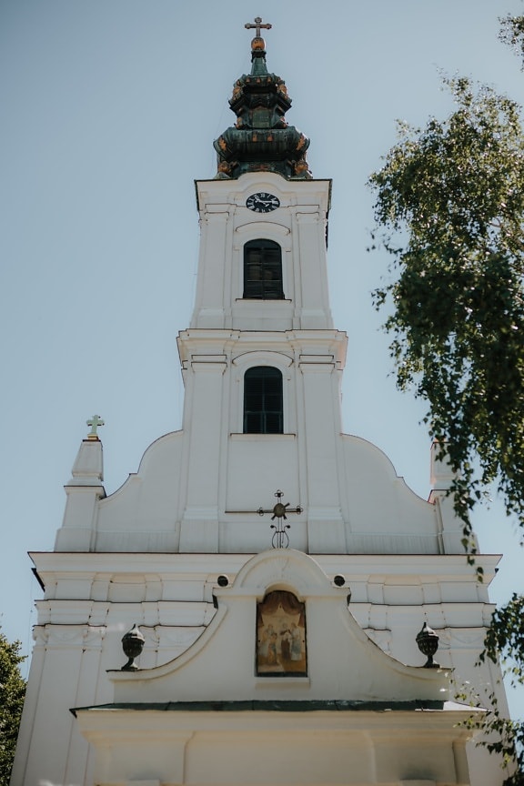 alb, biserica, Turnul Bisericii, ortodoxe, Turnul, religie, arhitectura, care acoperă, cruce, catedrala
