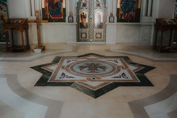 mosaïque, fait main, art, plancher, marbre, Pierre, granit, design d’intérieur, architecture, à l'intérieur