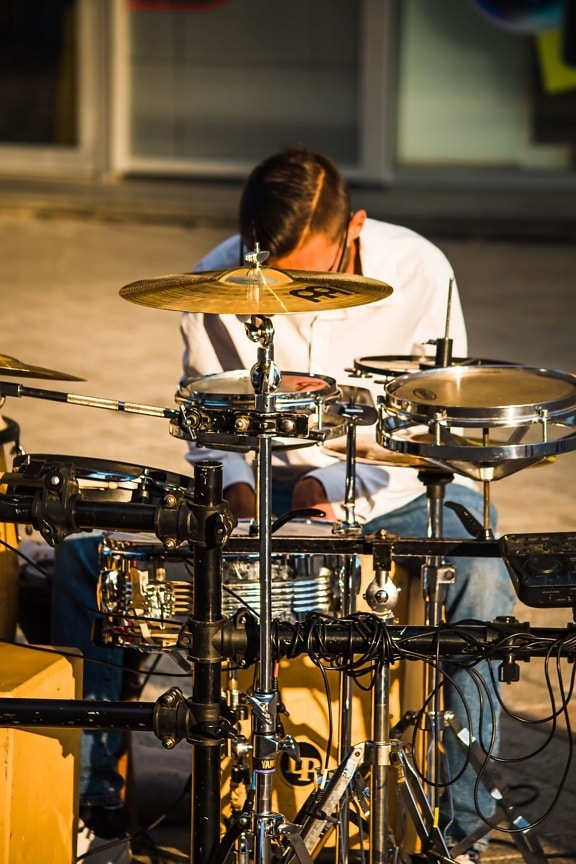 musician, drum, musical, orchestra, music, band, street, concert, instrument, indoors