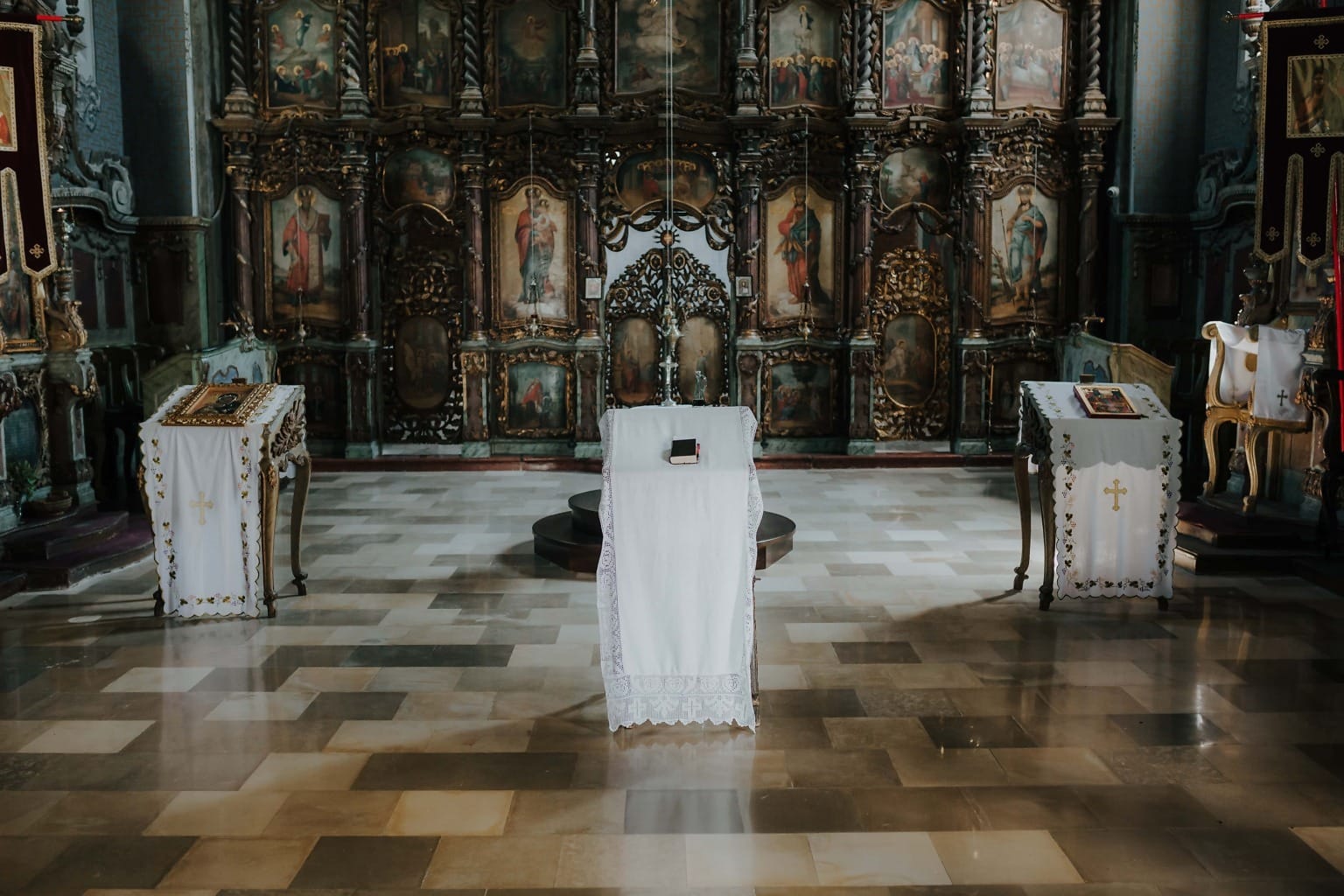 Saint Olginsky Chapel Pskov внутри