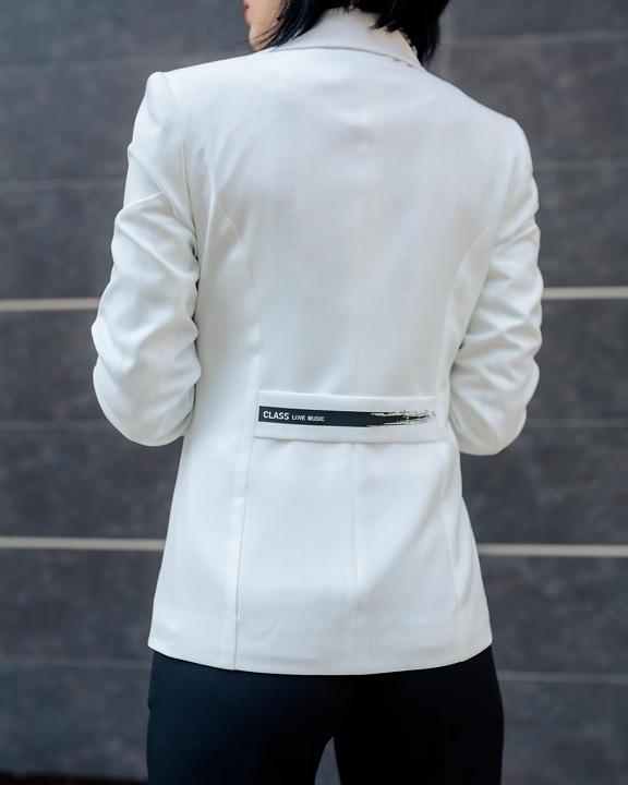 businesswoman, jacket, white, businessperson, fancy, outfit, clothing, garment, coat, fashion