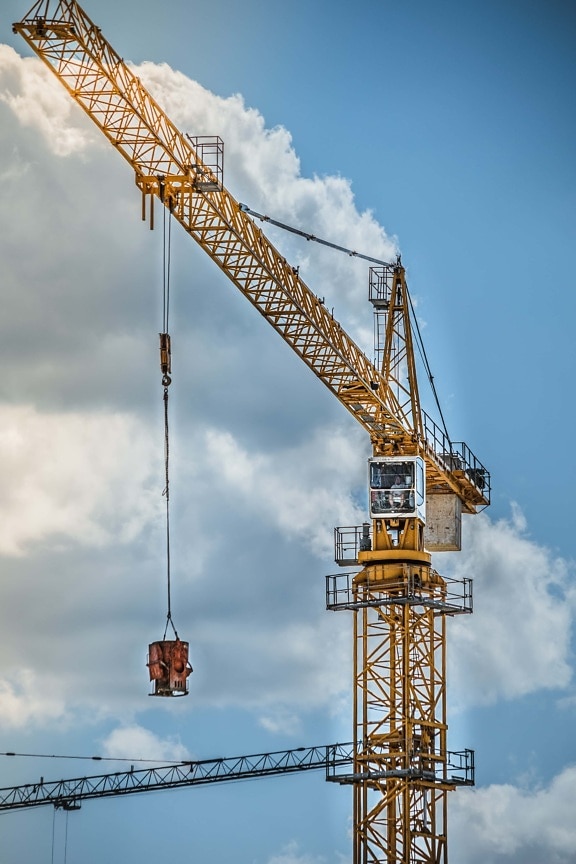 crane, industrial, elevator, development, workplace, device, construction, high, steel, industry