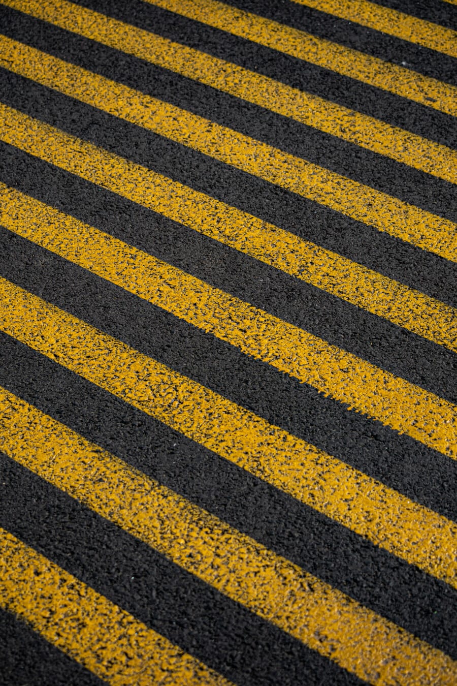 asfalt, bitumen, beton, gul, striber, tekstur, linje, mønster, lige, vejbane