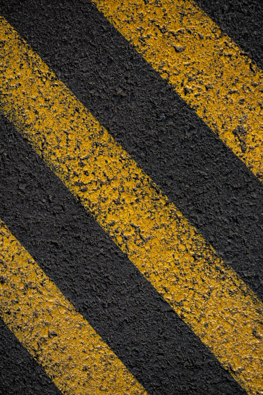 asfalt, bitumen, tekstur, betong, gul, striper, linjer, mønster, veien, fortau
