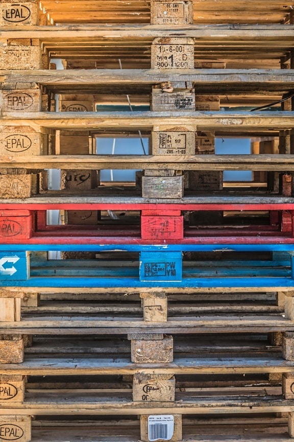 pile, pallet, texture, vertical, wooden, planks, old, wood, stacks, retro