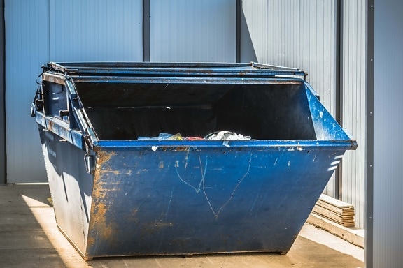 automatische Speicherbereinigung, Müll, Container, Papierkorb, Recycling, dreckig, Stahl, Branche, Urban, Junk-e-