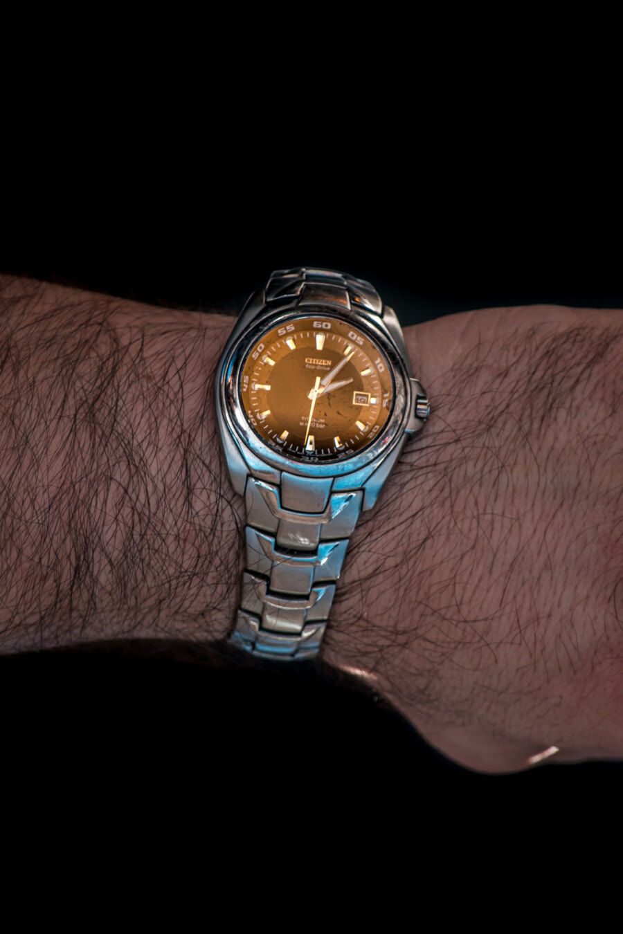 horloge analogique, montre à bracelet, classique, chrome, style ancien, en acier inoxydable, main, temps, montre, horloge