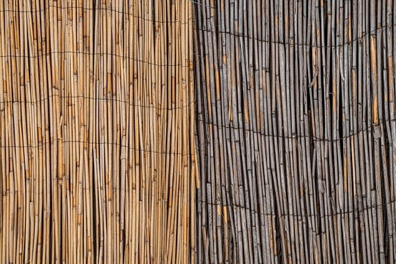 reeds, texture, grey, light brown, vertical, old, insulation, material, pattern, design