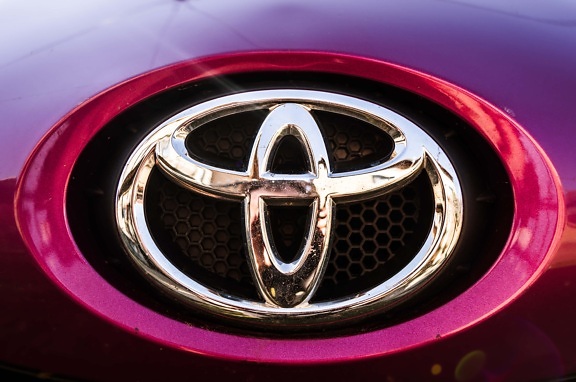 Toyota, Japan, Zeichen, Symbol, metallische, Chrom, Auto, Fahrzeug, automotive, Klassiker
