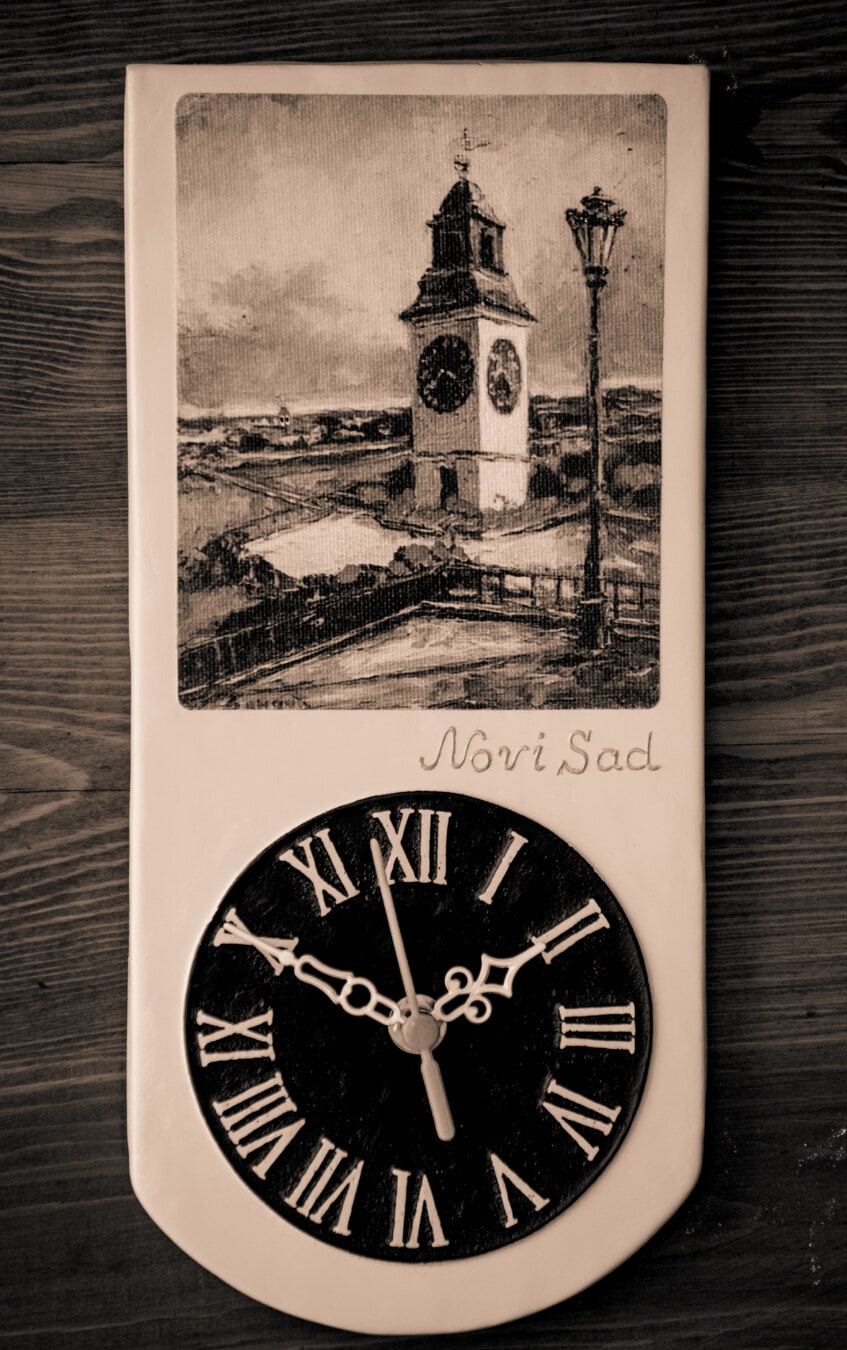 clock, vintage, handmade, memorabilia, sepia, analogue, time, analog clock, retro, art