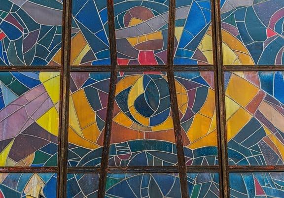 stained glass, art, artistic, colorful, windows, handmade, craft, pattern, window, architecture