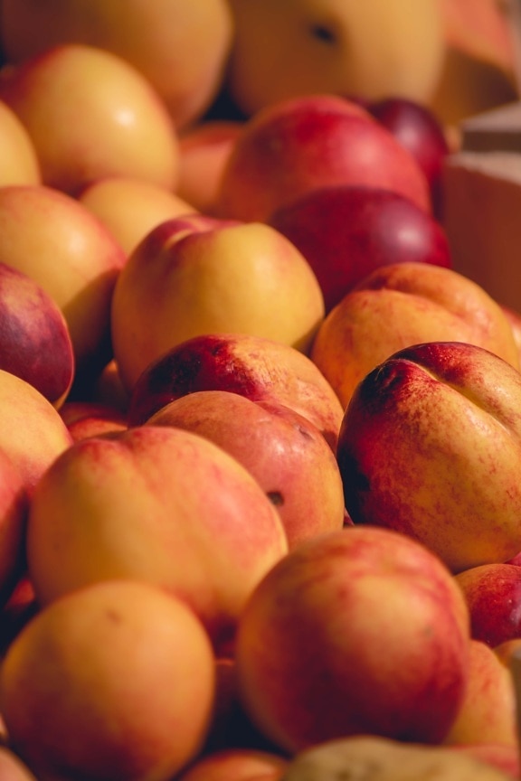 nectarine, peach, healthy, sweet, food, fruit, fresh, health, produce, nutrition