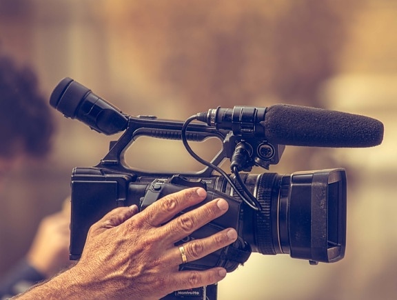 Máy quay phim, quay video, video, thiết bị, truyền hình, chuyên nghiệp, thiết bị, Micro, ống kính, công nghệ
