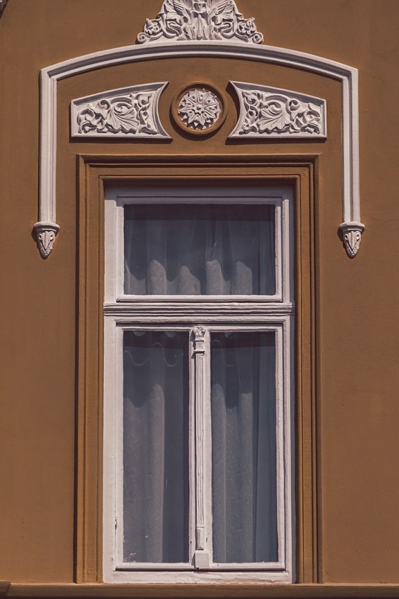 stile architettonico, vittoriano, parete, finestra, Casa, arabesco, classico, vecchio, storico, vintage