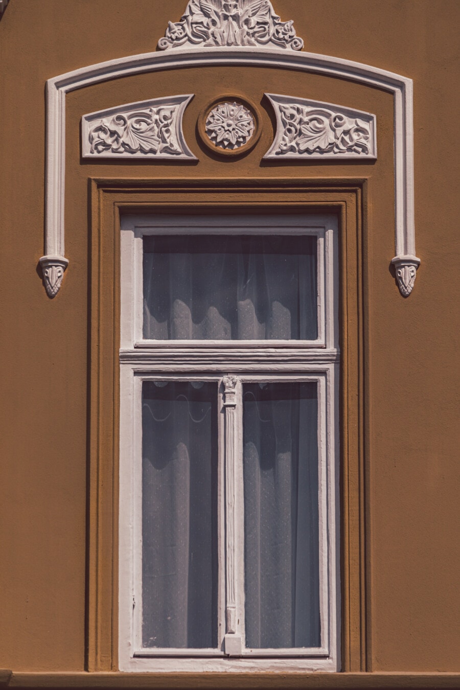 architektonischen Stil, viktorianischen, Wand, Fenster, Haus, Arabeske, Klassiker, alt, historische, Jahrgang
