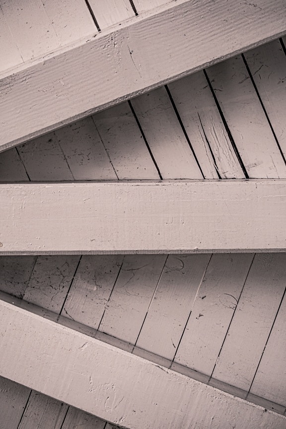wooden, construction, white, paint, planks, texture, monochrome, urban, old, black and white