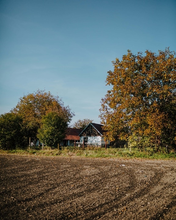 wieś, Rolnictwo, gruntów rolnych, zagroda, sezon jesień, Farmhouse, obszarów wiejskich, wsi, Stodoła, krajobraz