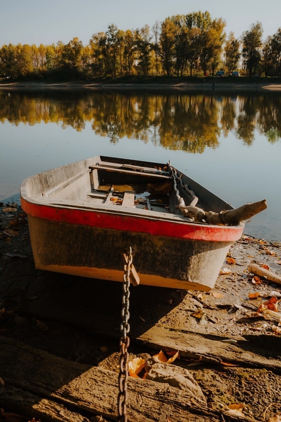 river, boat, river boat, close-up, water, wood, nature, watercraft, outdoors, old