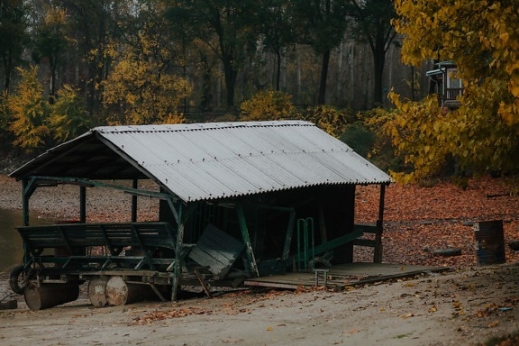 shed, decay, abandoned, derelict, autumn season, structure, architecture, outdoors, barn, landscape