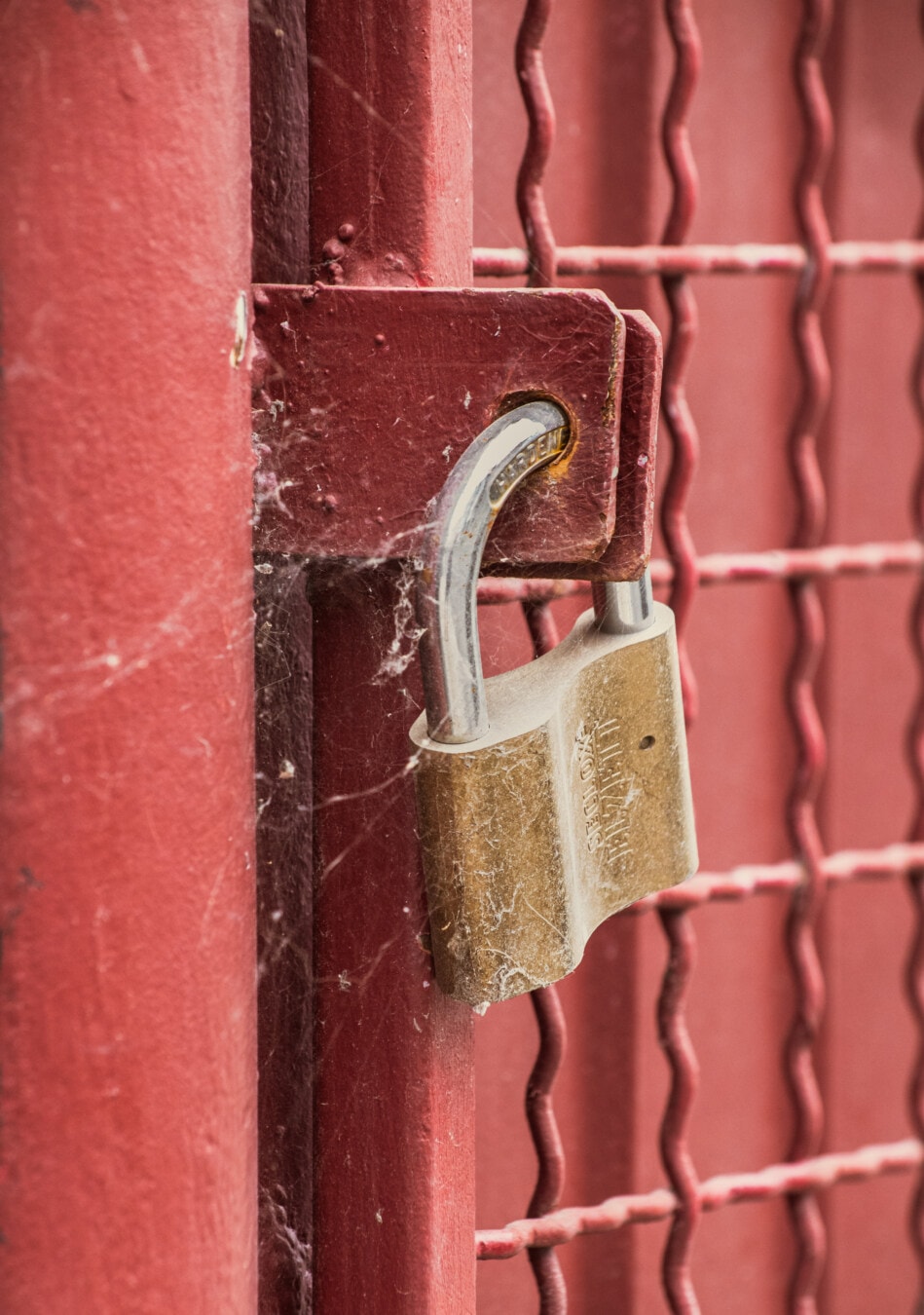 padlock, protection, fence, door, device, lock, security, iron, fastener, gate