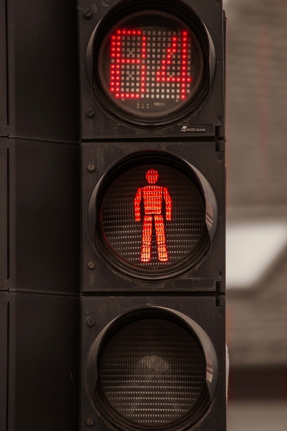 semafor, rødt lys, trafikklys, advarsel, tegn, stopp, trafikkontroll, utstyr, kryss, kontroll