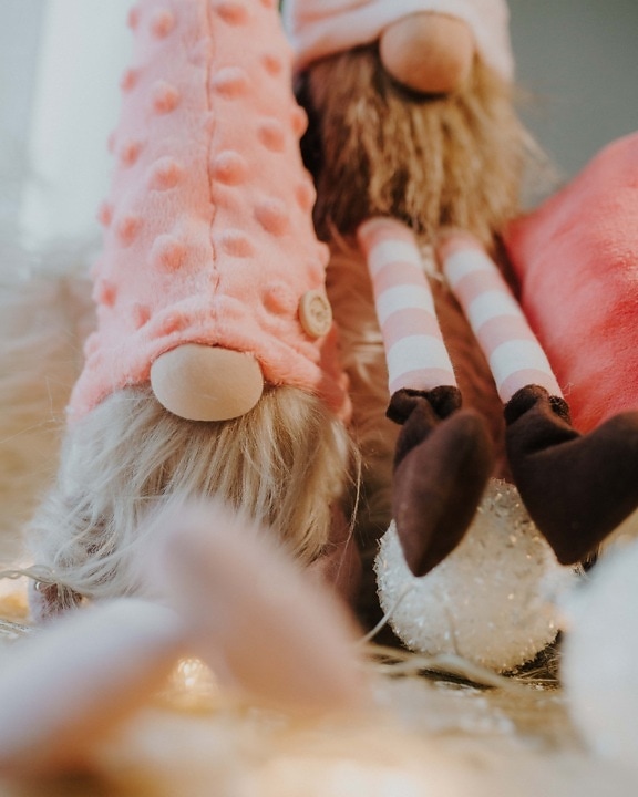 іграшки, карлик, рожево, ляльки, смішний, ляльки, Різдво, весело, Симпатичний, іграшка