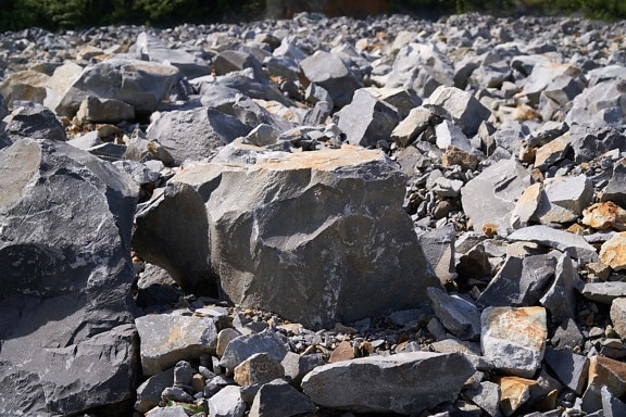 stijene, granit, oblutak, rudarstvo, geologija, iskopa, kamenje, kamen, stijena, stjenovito