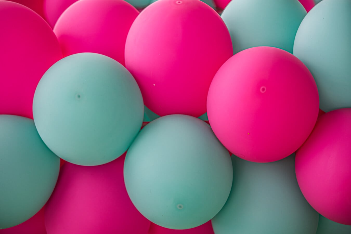 verde, balão, rosa, decoração, colorido, celebração, oxigênio, Hélio, cor, muitos