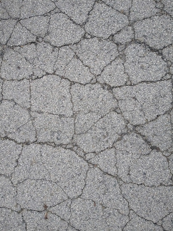 concreto, cinza, velho, asfalto, padrão, textura, superfície, pavimento, áspero, sujo