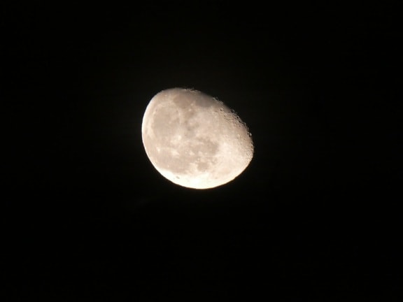 mesiac, mesačný svit, moonscape, vesmír, kozmos, obiehať, noc, Astronómia, tmavé, svetlo