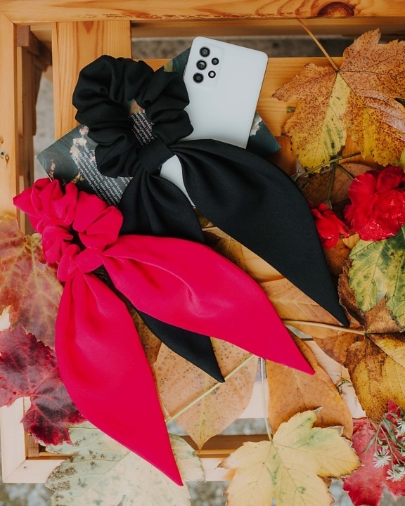 ribbon, headband, pink, cotton, black, fashion, accessory, gift, garment, leaf