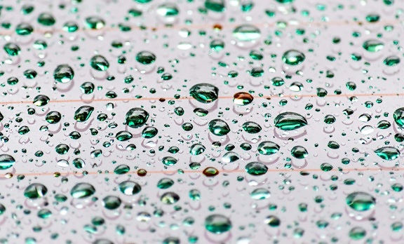 regndroppe, makro, transparent, fukt, droppar, glas, regn, turkos, Rensa, våt