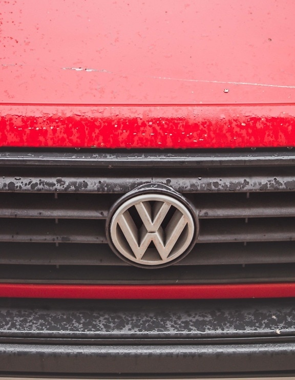 Volkswagen, symbol, sign, grille, car, vehicle, automotive, old, vintage, classic