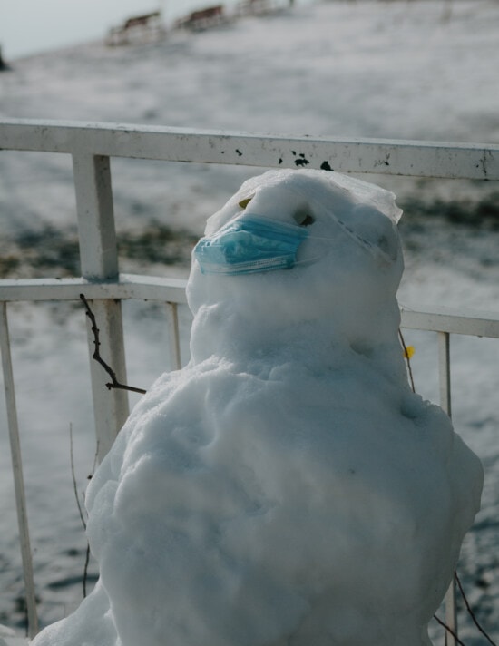 boneco de neve, facial máscara, gelo, frio, Inverno, geada, neve, congelado, gelado, natureza