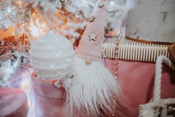 dekorasi, kurcaci, Natal, tahun baru, hadiah, mainan, hadiah, masih hidup, pohon natal, tradisional