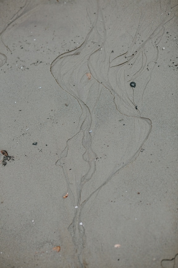 tierra, arena, erosión de la playa, suelo, textura, sucio, patrón de, áspero, Lisa, Playa