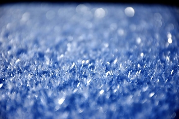 makro, frost, is krystall, isen, detaljer, frosset, skinner, krystall, Vinter, Blur