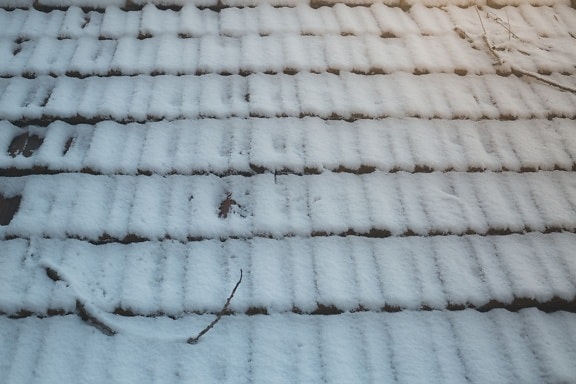 dachu, śnieżny, na dachu, tekstury, powierzchni, pokrycia dachowe, wzór, zimowe, brudne, tło